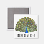 エンパワメント・ピーコック マグネット (正面/裏面)