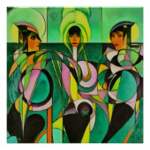 エンパワーメントとエクイティの抽象芸術アート ポスター (正面)