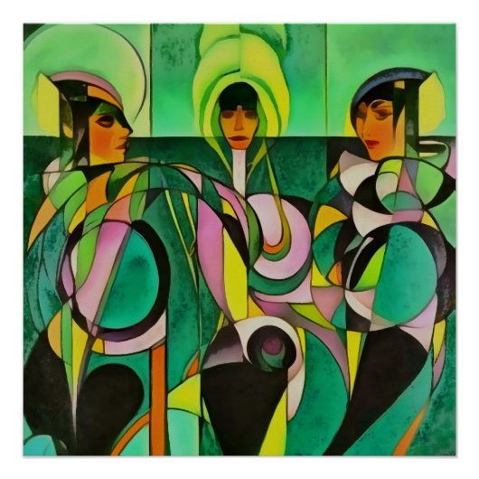 エンパワーメントとエクイティの抽象芸術アート ポスター (正面)