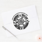 エンパワーメントの円 – スタンプ ラウンドシール (封筒)