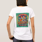 「エンパワーメントエンブレム：女性戦闘機ユナイトTシャツ」 Tシャツ (裏面)