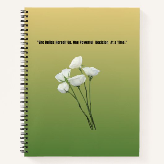 エンパワーメントジャーナル – あらゆる選択肢の強さ ノートブック (正面)