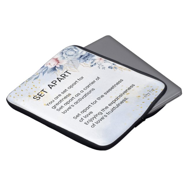 エンパワーメント詩を分離する ラップトップスリーブ (正面上部)