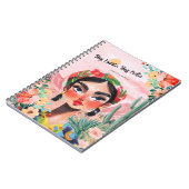 エンパワーメント開花パーソナライズされた:モノグラム ノートブック (左側)