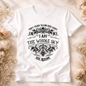 エンパワーメント 私は空全体 女性用ヴィンテージ Tシャツ