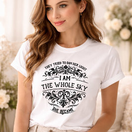 エンパワーメント 私は空全体 女性用ヴィンテージ Tシャツ