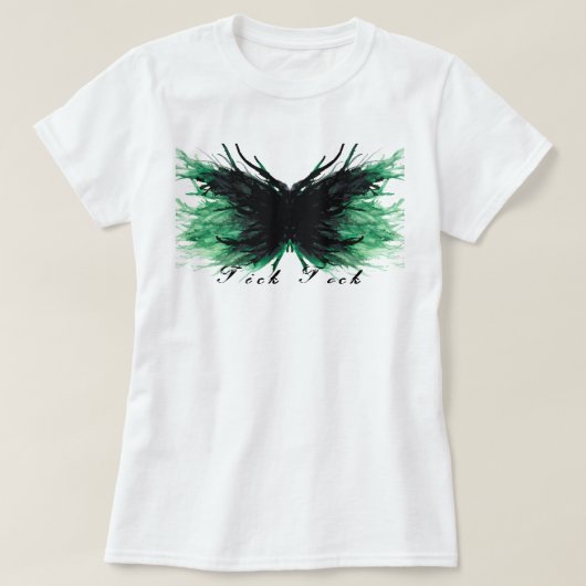 エンビー抽象的七つの大罪アルコールインクアート Tシャツ (デザイン正面)