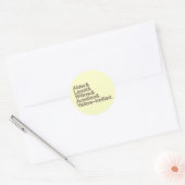 エンピッド！ ラウンドシール (封筒)