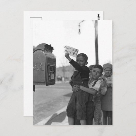 エンファンツポスタントウンレトルオペールノエル ポストカード (正面/裏面)