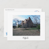 エンフィールドの家。コネチカットはがき。 ポストカード (正面/裏面)