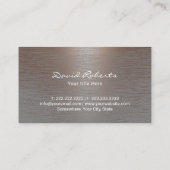 エンフウマ科のメント馬の馬乗り銅 名刺 (裏面)