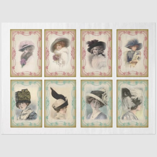 エンフビクトリアンエマシリーズデザイン18 薄葉紙 (正面)