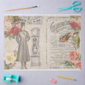 エンフビクトリアンエマシリーズデザイン24 薄葉紙 (クラフト)