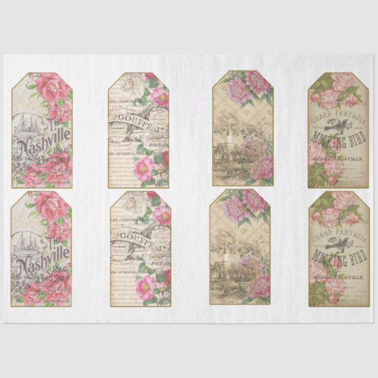 エンフビクトリアンエマシリーズデザイン28 薄葉紙 (正面)