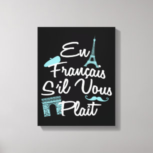 エンフランカイスユヴープライフランスのト キャンバスプリント
