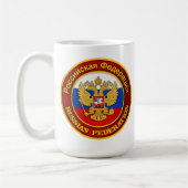 エンブレムロシアの コーヒーマグカップ (左)
