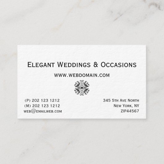 エンブ華美レムモチーフ記憶イベントプランナー 名刺 (裏面)