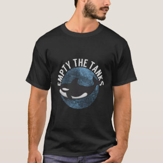 エンプザタンクキラーホエールオルカ長袖シール Tシャツ