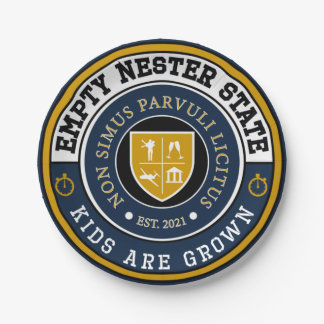 エンプティ・ネスター – キッズ・ア・グローン紙プレート ペーパープレート