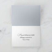 エンベロープの冬の森のシーン シーズンカード (内部)