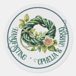 エンベロープコード用のハンドスティッカー ラウンドシール