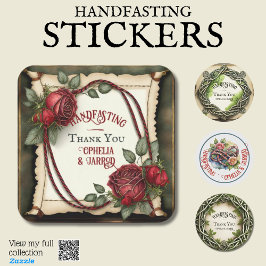 エンベロープコード用のハンドスティッカー ラウンドシール