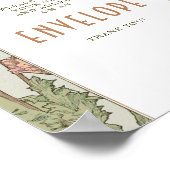 エンベロープサインゲストレビューヴィンテージアールヌーボーバイミュシャ ポスター (角)