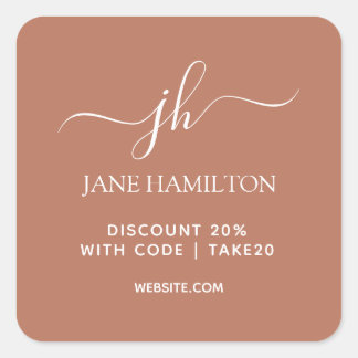 エンベロープシーラー割引コードスクエアステッカー スクエアシール