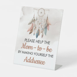 エンベロープステーション看板ドリームキャッチャー赤ちゃんシャワー 台座サイン