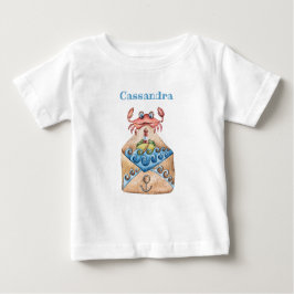 エンベロー航海のプカワイカニ波灯台 ベビーTシャツ