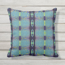 "エンペアンジェルフィッシュ"アウトドアスクエア装飾用クッション