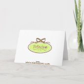 エンペキスをするラーペンギンバレンタイン…… シーズンカード (裏面)