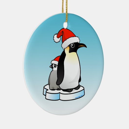 エンペペンギンのクリスマス セラミックオーナメント (右)