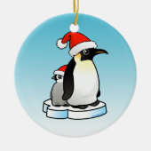 エンペペンギンのクリスマス セラミックオーナメント (正面)