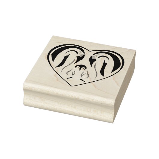 エンペペンギンファミリーラブハート ラバースタンプ (スタンプ)