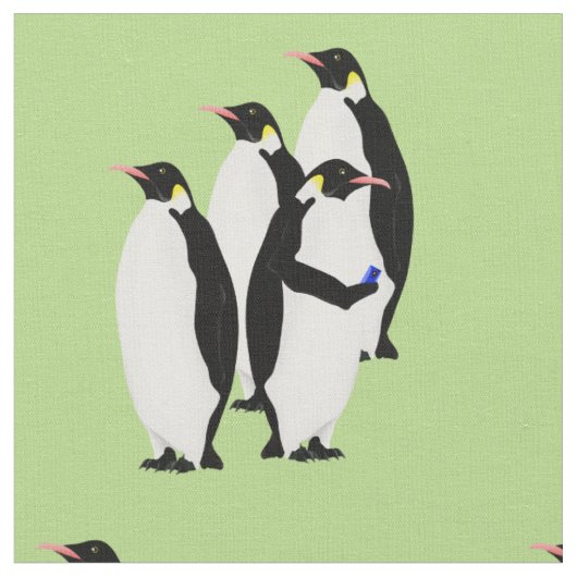 エンペラーペンギン・オンライン ファブリック (クローズアップ)