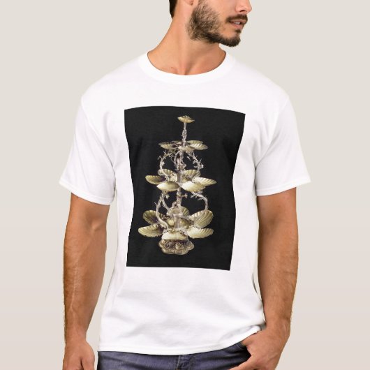 エンボスのテーブルのセンターピース Tシャツ (正面)
