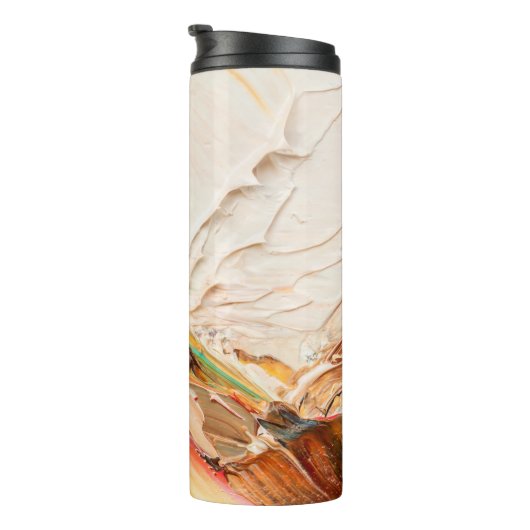 エンボスのペースト状絵を描の油とレリーフ、 浮き彫り。プライマリ列 タンブラー (回転右)