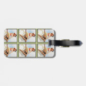 エンボスのモノグラムが付いているヴィンテージの航海のなピン ラゲッジタグ (裏面横)