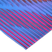 エンボスの螺旋虹と散らかっストライプた テーブルクロス (アングル)