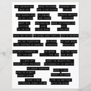 エンボスの言葉がジャンクジャーナルの友情をカット