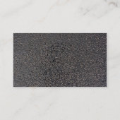 エンボスの銀 名刺 (裏面)