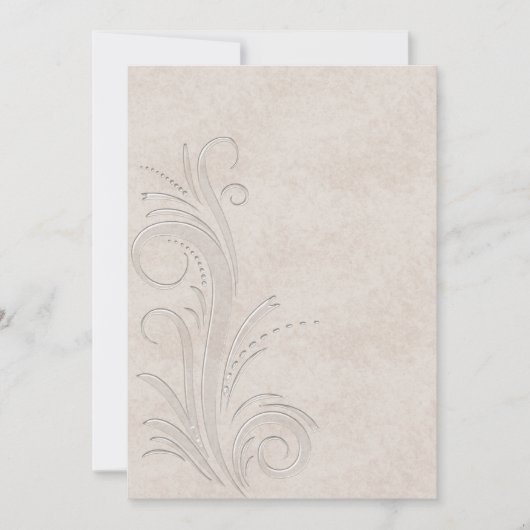 エンボスイリュージュデバタンボール招待状 招待状 (正面)