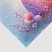 エンボスイースター卵とさくらんぼ花の切り離し 薄葉紙 (詳細)