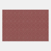 エンボスエレガントスタイルホリデークローバー ラッピングペーパーシート (正面2)