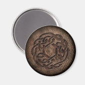 エンボスケルトオーナメントオンレザー マグネット (正面/裏面)