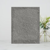 エンボスデイジーグレーフローラスクラップブック紙 (スタンド正面)