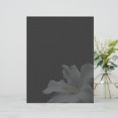 エンボスハイビスカスブラックフローラスクラップブック紙 (スタンド正面)