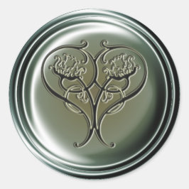 エンボスハートシール ラウンドシール