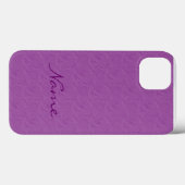 エンボスバラライトパープルiPadエアーKoly There Case-Mate iPhoneケース (裏面 (横))